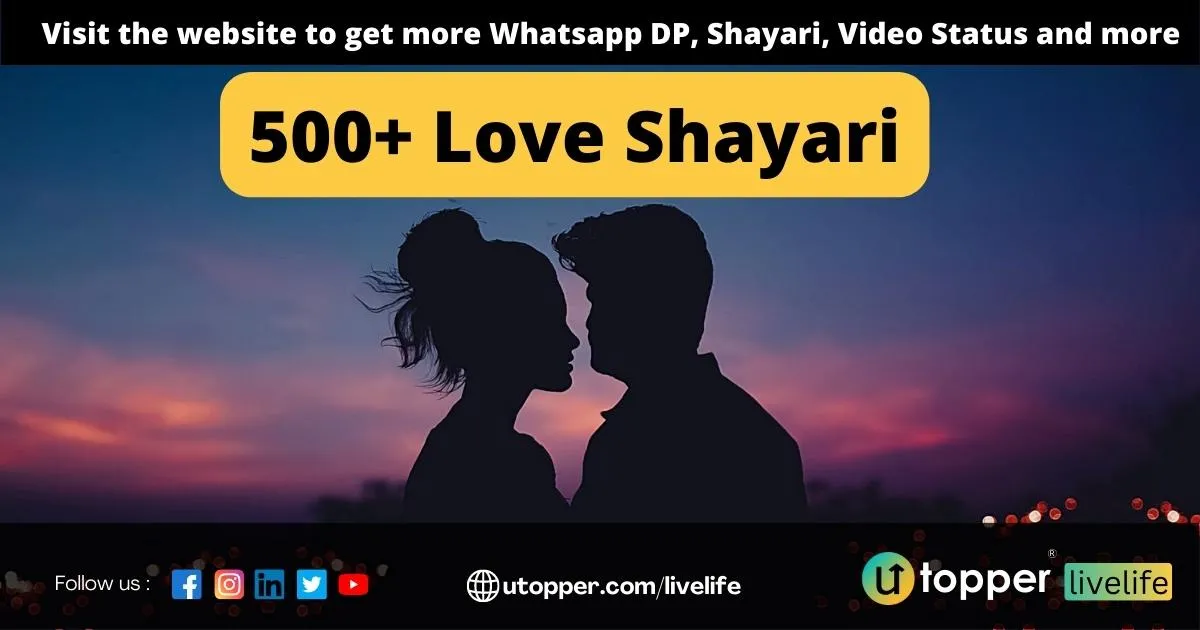 500+ love Shayari | Love Shayari in Hindi