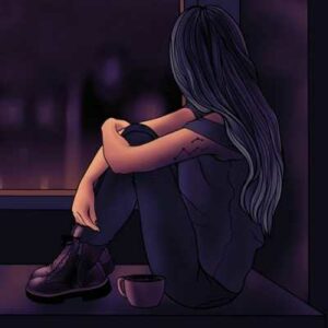 Sad Girl Alone DP