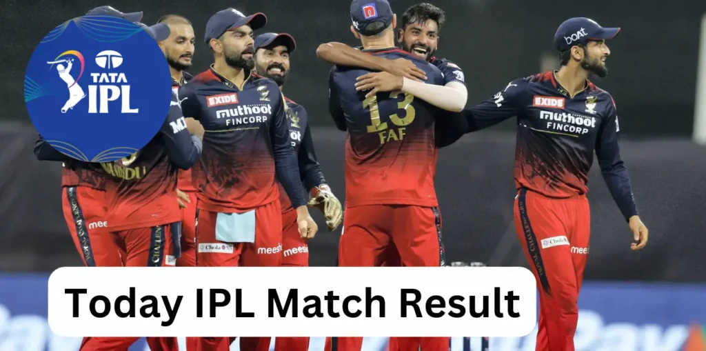 Today IPL Match Result