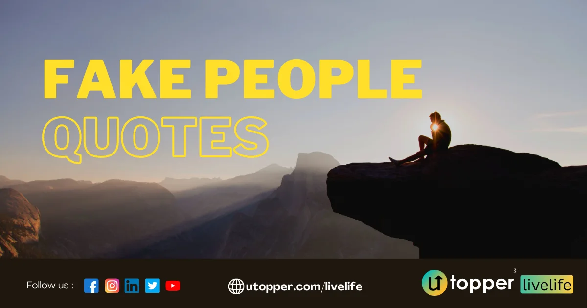 150+ Fake People Quotes