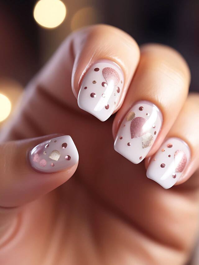 9 Pink Valentine’s Day Nails That Will Make Hearts Flutter