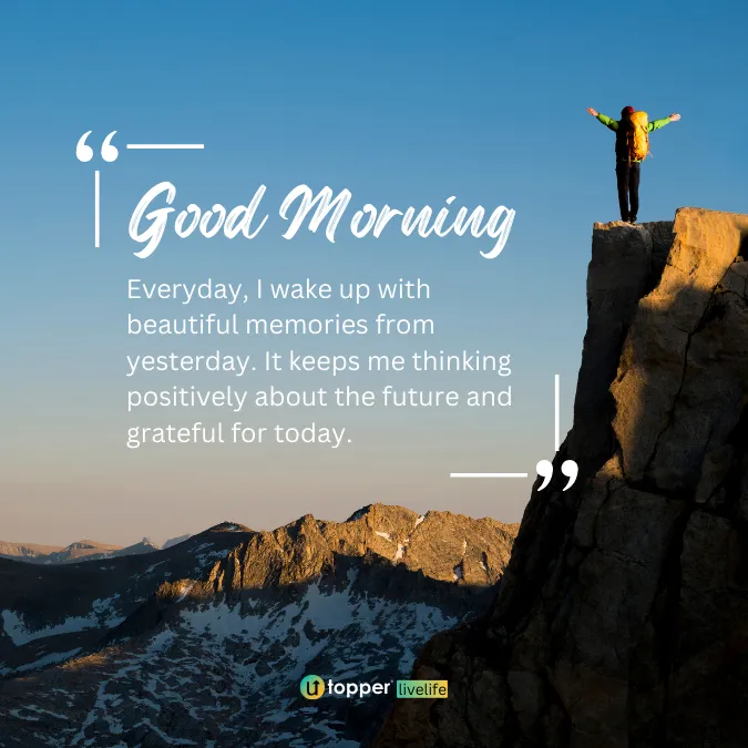 Good Morning positive quotes