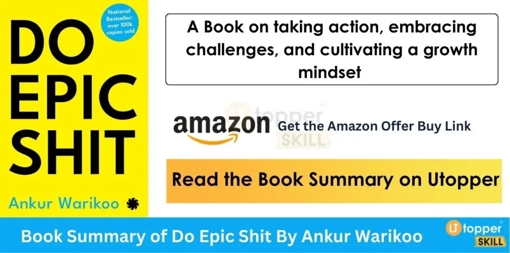 Book Summary of Do Epic Shit By Ankur Warikoo