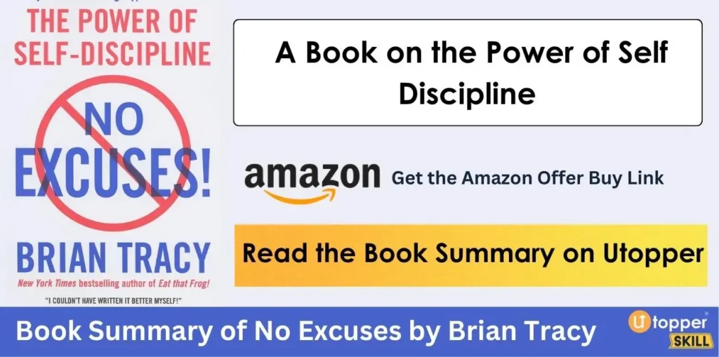 Book Summary of No Excuses by Brian Tracy