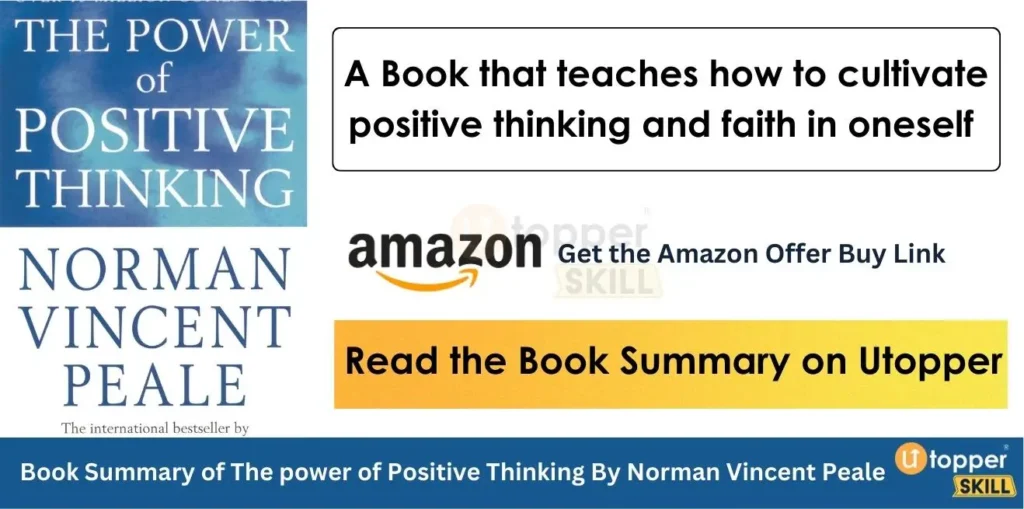 Book Summary of The power of Positive Thinking By Norman Vincent Peale