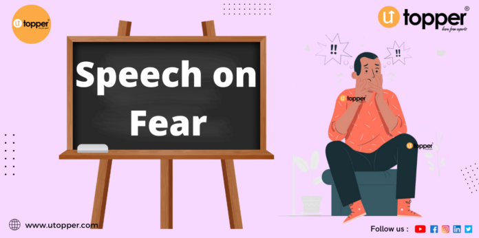 speech on fear