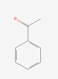Acetophenone 2D Structure