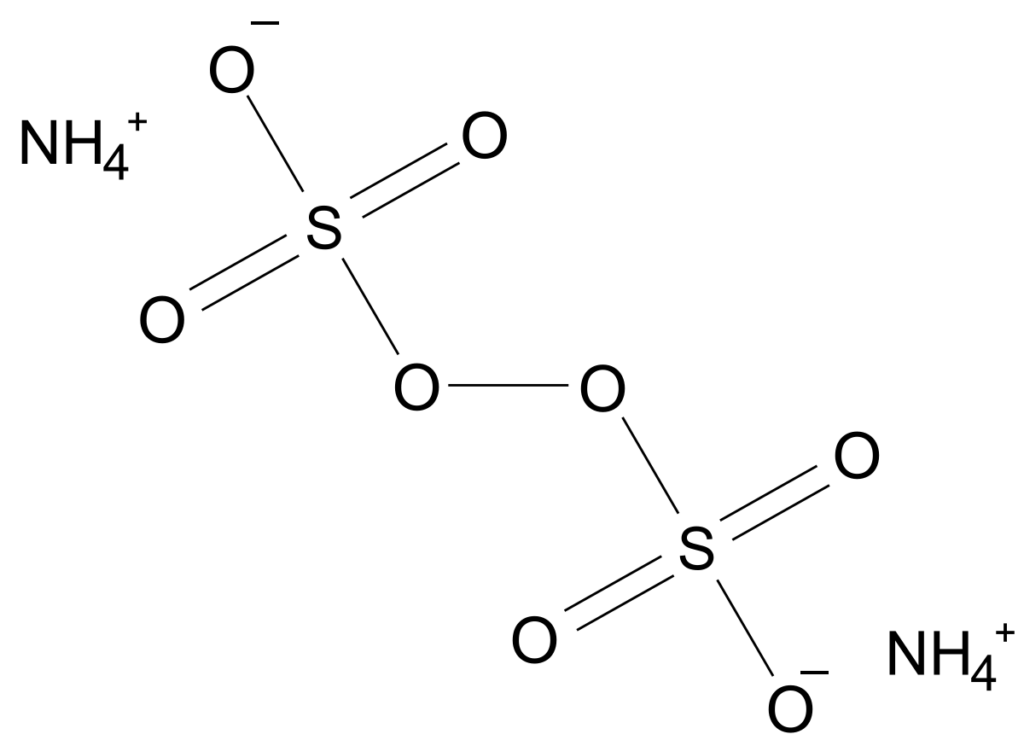 Ammonium persulfate structure