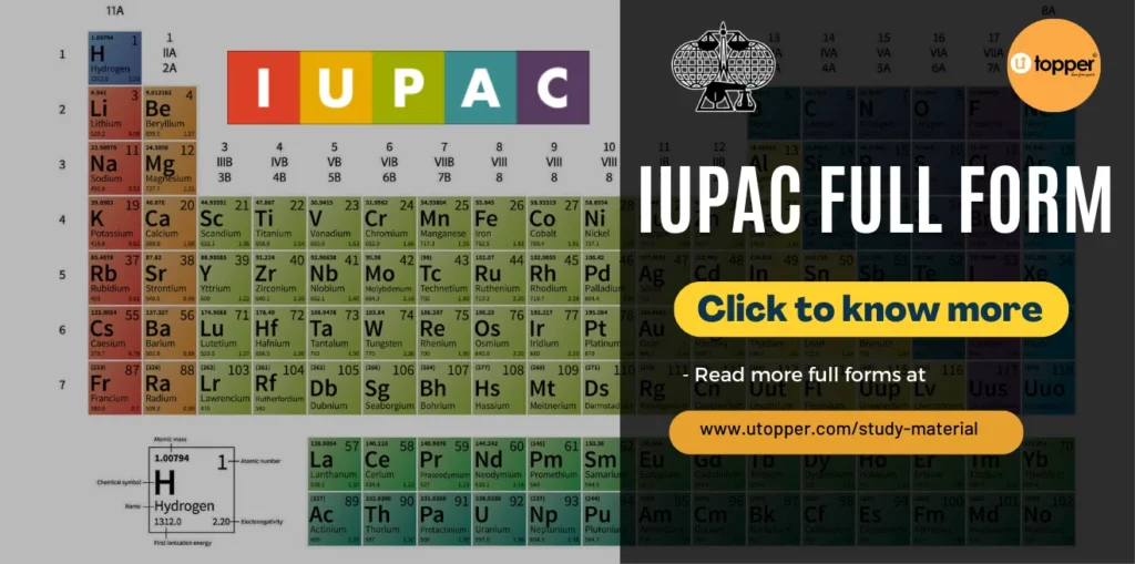 IUPAC FULL FORM